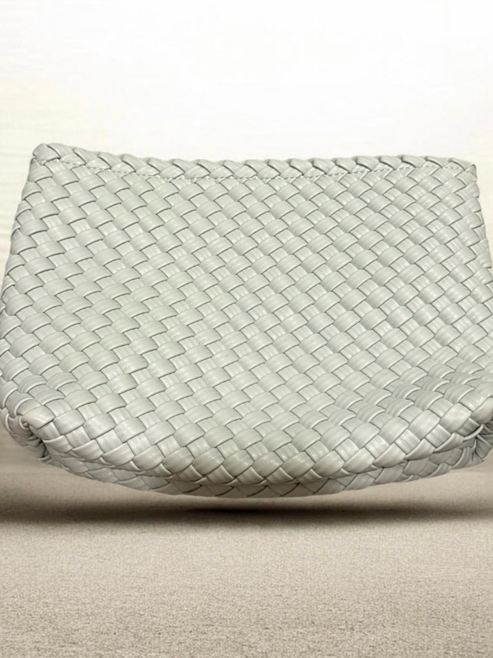 Rachel Zoe Woven Card Holder in Light teal